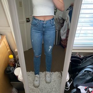 High Waisted Reformation Jeans